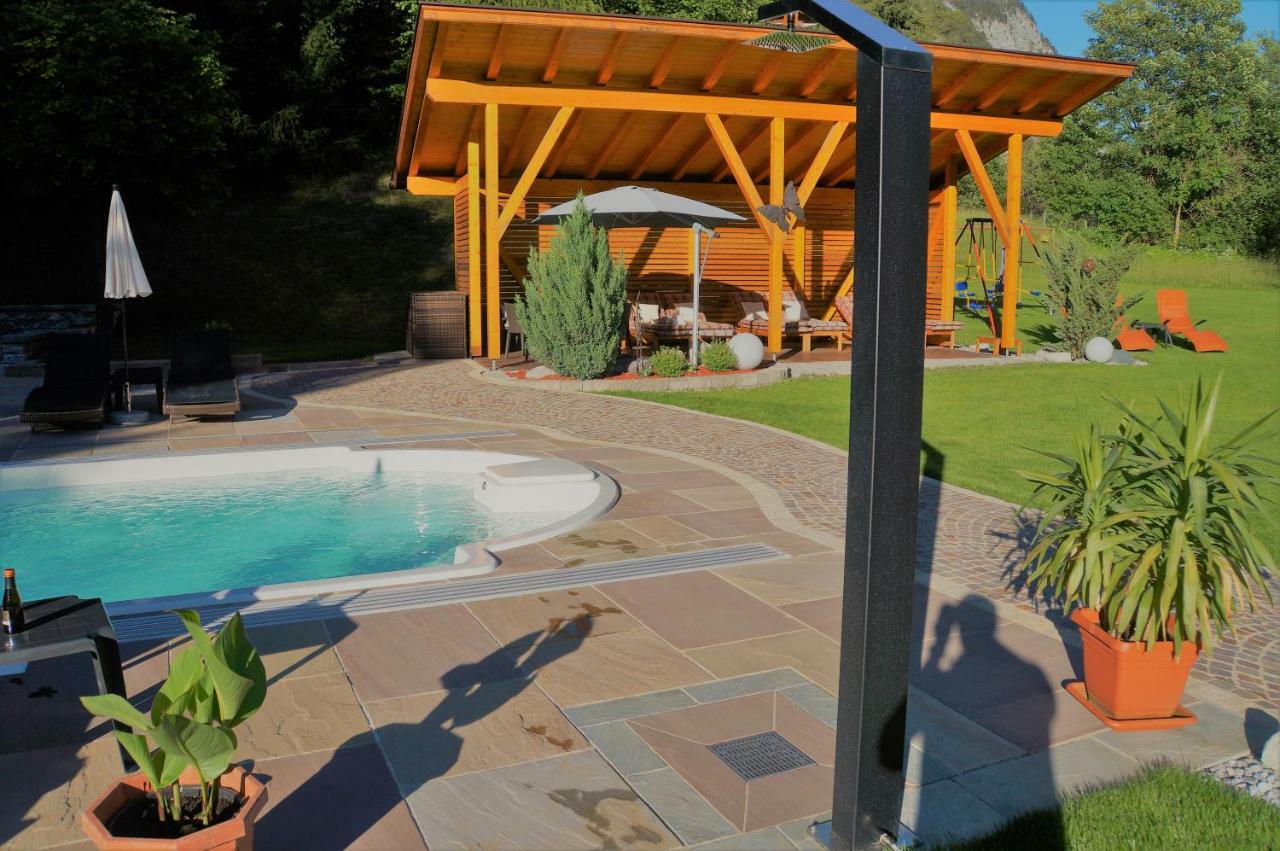 Gaestehaus Almrausch, Ferienanlage Mit Pool Nassereith Exterior foto
